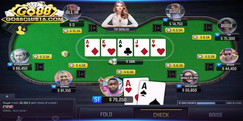 Điều cần chú ý khi chơi poker tải Go88 hiệu quả